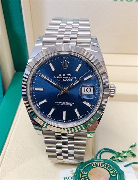 rolex 126334 blu|rolex datejust 126334 blue dial.